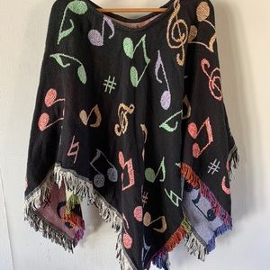 Music Note Poncho